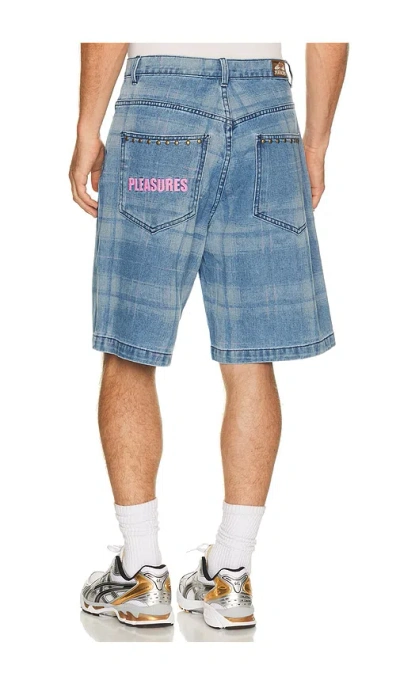 Pleasures Experiment Jorts In Indigo