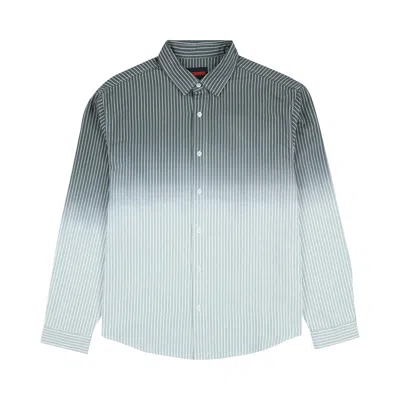 Pre-owned Pleasures Fade Button Up 'multi' | Multi-color | Men's Size L In Multicolor