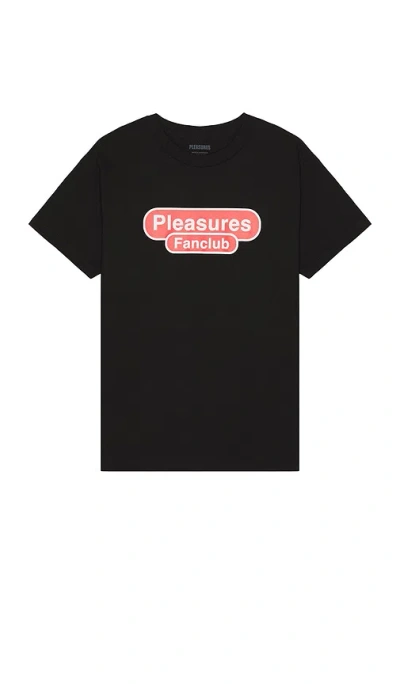 Pleasures Fanclub T-shirt In Black