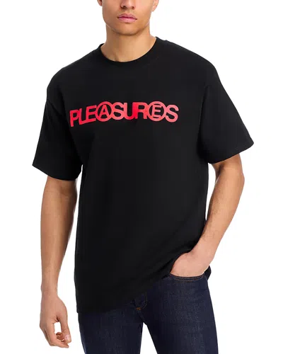 Pleasures Fanzine Graphic Logo Tee In Black