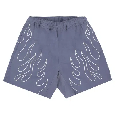 Pre-owned Pleasures Fiery Running Shorts 'grey'