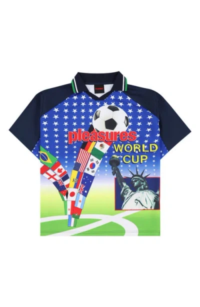 Pleasures Flags Jersey In Multi