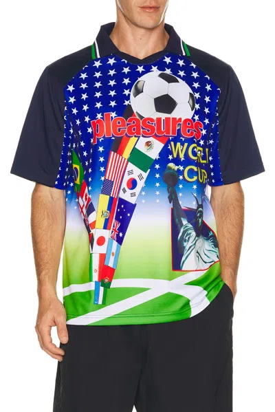 Pleasures Flags Jersey In Multi