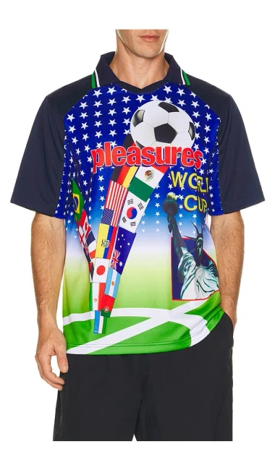 PLEASURES FLAGS JERSEY