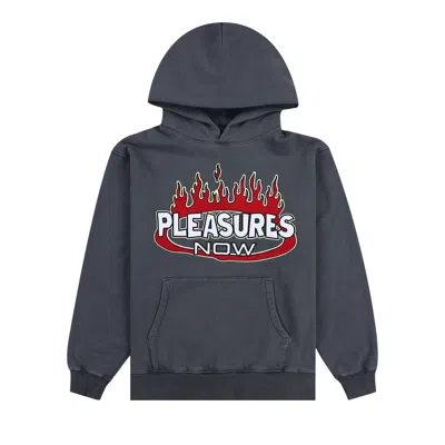 Pre-owned Pleasures Flame Hoodie 'black' | Men's Size S