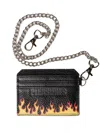 Pleasures Flame-print Card Holder