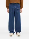 Pleasures Flap-pocket Jeans In Blue