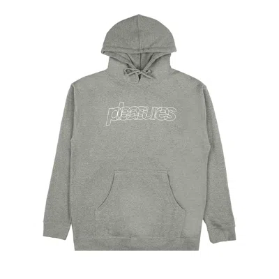 Pre-owned Pleasures Flight Hoodie 'gunmetal Grey'