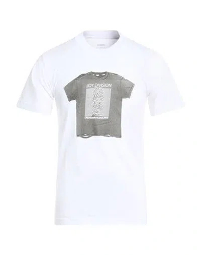 Pleasures For Joy Division Man T-shirt White Size M Cotton