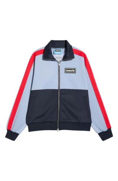 Pleasures Forever Track Jacket In Blue