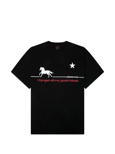 Pleasures Forget Graphic T-shirt In Black