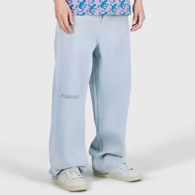 Pleasures Formula Baggy Pants In Light Grey In Blue