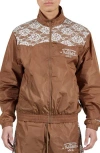 Pleasures Francesca Floral Lace Nylon Track Jacket
