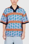 Pleasures Gecko Jacquard Regular Fit Polo Sweater