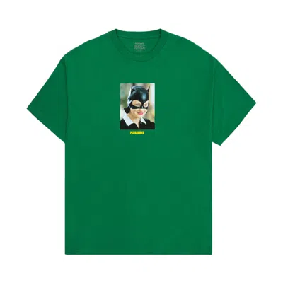 Pre-owned Pleasures Ghost World T-shirt 'green' | Men's Size M