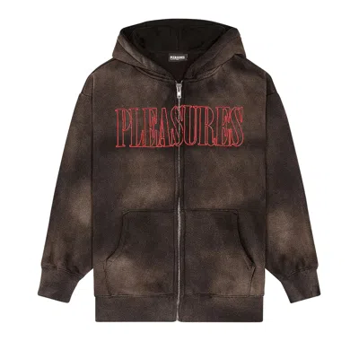 Pre-owned Pleasures Gospel Zip Hoody 'black' | Men's Size S