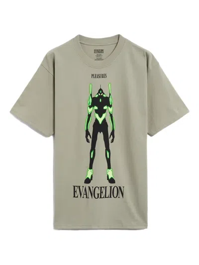 Pleasures Graphic Cotton T-shirt In Green