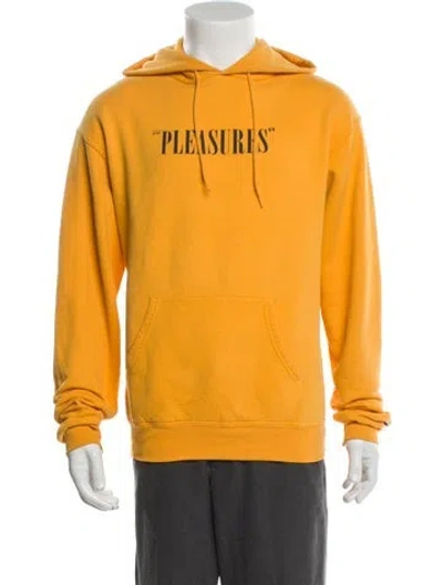 Pre-owned Pleasures Graphic Print Jacket In Yellow