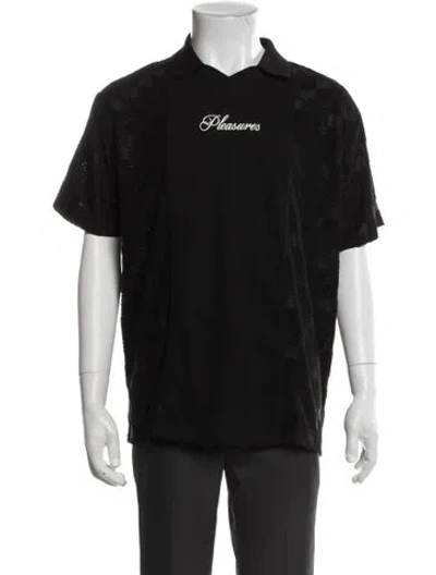 Pre-owned Pleasures Graphic Print Short Sleeve Shirt In Black