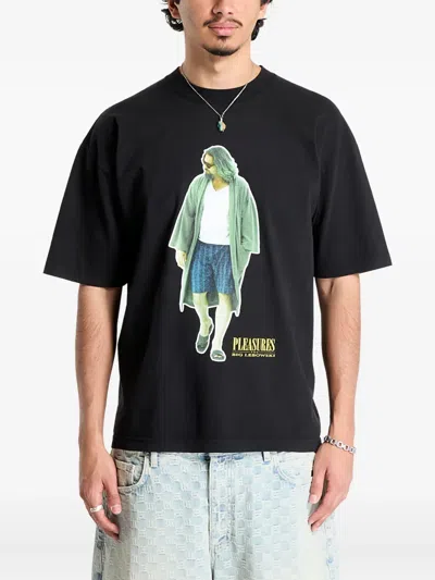 Pleasures Graphic-print T-shirt In Black