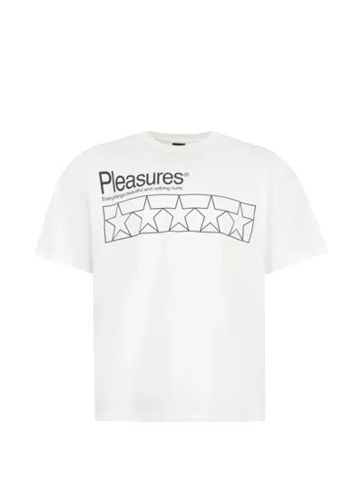 Pleasures Graphic-print T-shirt In White