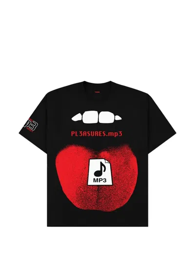 Pleasures Graphic Short-sleeve T-shirt In Black
