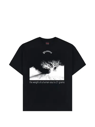 Pleasures Graphic-print T-shirt In Black