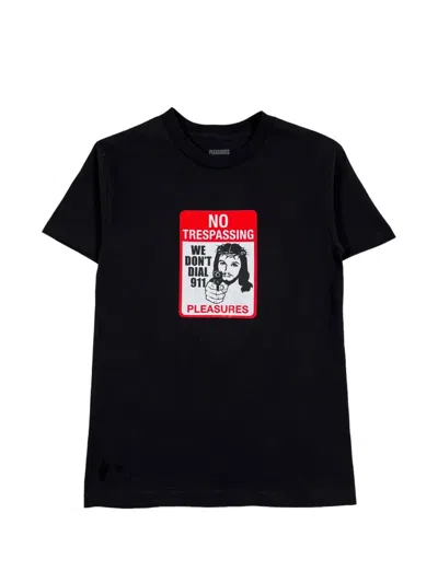 Pleasures Graphic-print T-shirt In Black