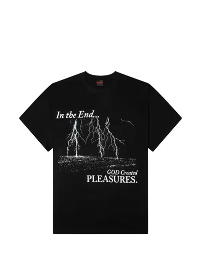 Pleasures Graphic-print T-shirt In Black