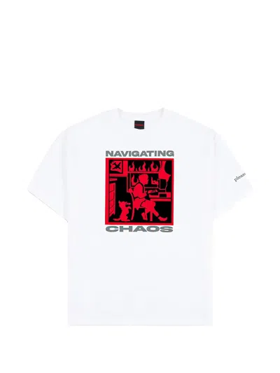 Pleasures Graphic-print T-shirt In White