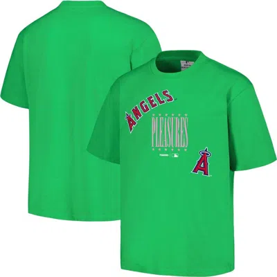 Pleasures Green Los Angeles Angels Repurpose T-shirt