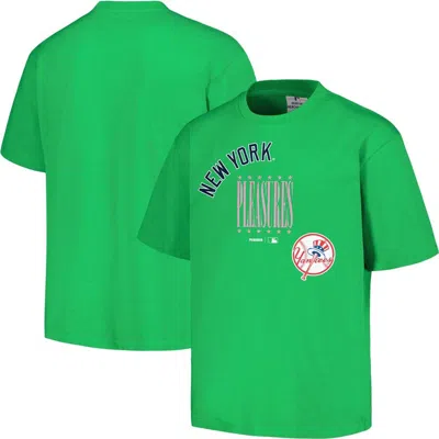 Pleasures Green New York Yankees Repurpose T-shirt