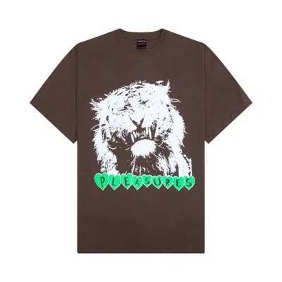 Pre-owned Pleasures Grin T-shirt 'brown' | Men's Size Xl