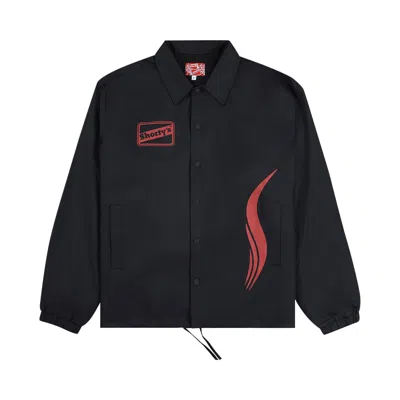 Pre-owned Pleasures Griptape Coach Jacket 'black' | Men's Size Xl