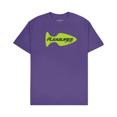 Pre-owned Pleasures Group T-shirt 'purple'