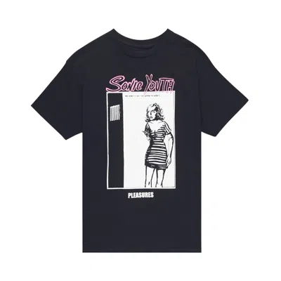 Pre-owned Pleasures Grub T-shirt 'black'