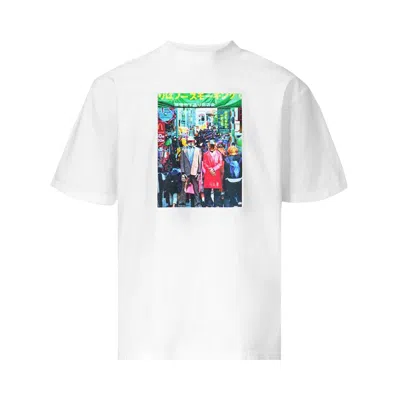 Pre-owned Pleasures Harajuku T-shirt 'white' | Men's Size L