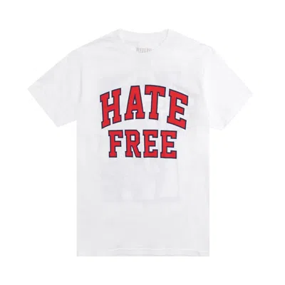Pre-owned Pleasures Hate Free T-shirt 'white' | Men's Size L
