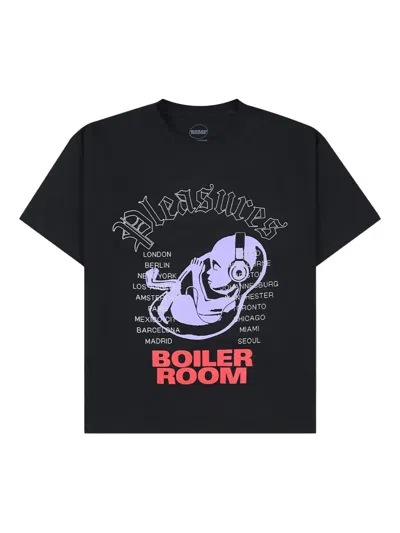 Pleasures Headphone Graphic-print T-shirt In Blue