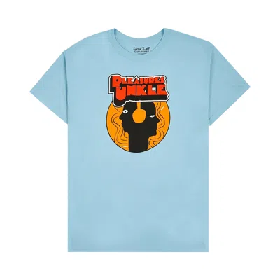 Pre-owned Pleasures Headphones T-shirt 'carolina Blue'