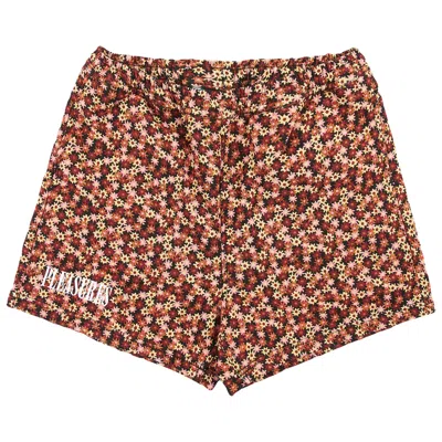 Pre-owned Pleasures Helium Woven Shorts 'floral' | Multi-color | Men's Size L In Multicolor