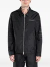 Pleasures Helmets Nylon Work Jacket In Black