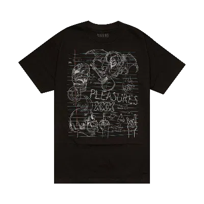 Pre-owned Pleasures Homework T-shirt 'black'