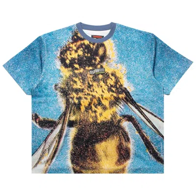 Pre-owned Pleasures Honeybee Heavyweight T-shirt 'blue'