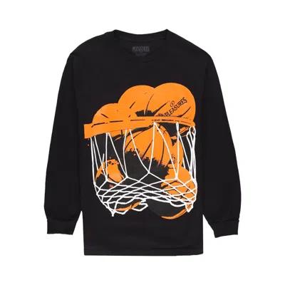 Pre-owned Pleasures Hoops Long-sleeve 'black'