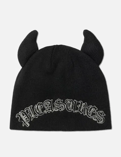 Pleasures Horns Skully In Black