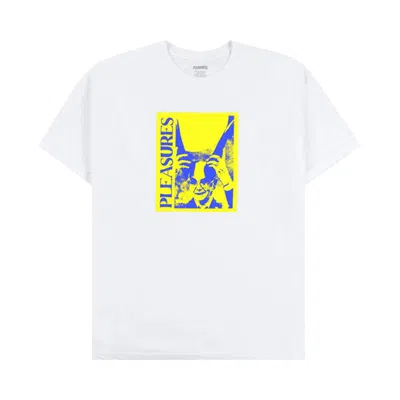 Pre-owned Pleasures Horny T-shirt 'white' | Men's Size S