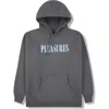 Pleasures House Blend Graphic Hoodie In Gray