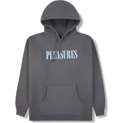 Pleasures House Blend Graphic Hoodie In Gray