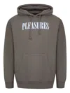Pleasures House Blend Hooded Hoodie In Gray